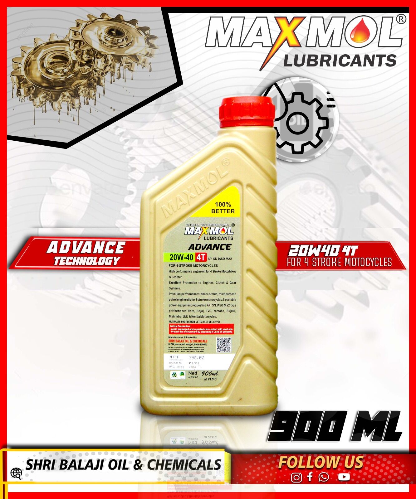 ADVANCE 20W 40 4T - Image 2